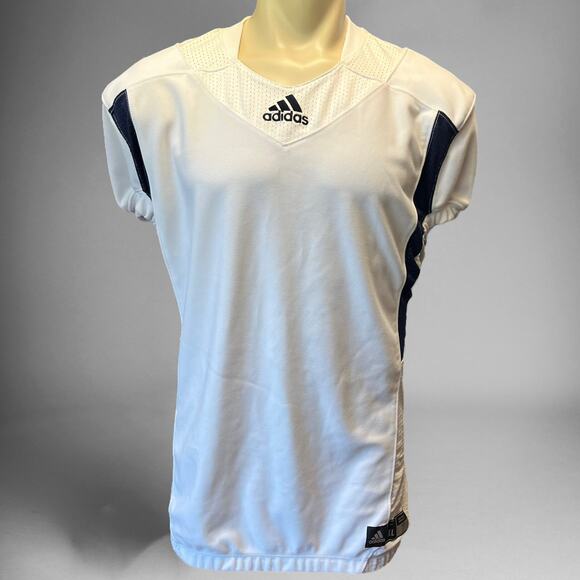 Adidas Football Practice Shirt Jersey Climalite Fitted EUC Mesh Shoulder Pad Fit - Picture 1 of 9